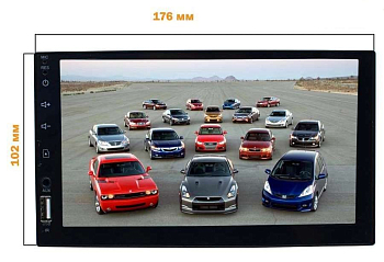 Универсальная автомагнитола 2DIN LeTrun 2863 на Android 7.0