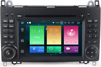 Штатное головное устройство Mercedes-Benz A класс, B класс, Viano, Vito, Sprinter на Android 10 Carmedia MKD-M787-P6N