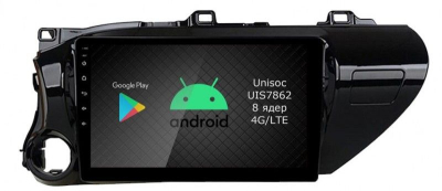 Штатная магнитола Roximo 2K / RI-1119 для Toyota Hilux an120, 2015+ на Android 12 (8/128Gb)