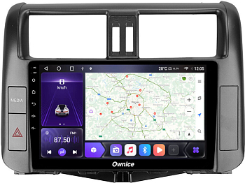 Штатная магнитола для Toyota Land Cruiser Prado 150 2009-2013 high на Android 10 - Carmedia EW-9613-2-IJ