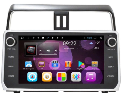 Штатная автомагнитола VOMI VM2792-T8 для Toyota LC Prado 150 2017+ на Android 7