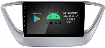 Штатная магнитола Roximo RI-2011-8 для Hyundai Solaris, 2017- на Android 12 (8/128Gb)