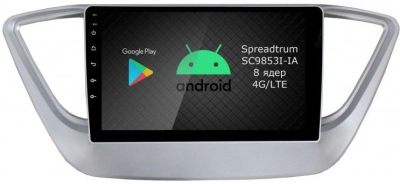 Штатная магнитола Roximo RI-2011-8 для Hyundai Solaris, 2017- на Android 12 (8/128Gb)