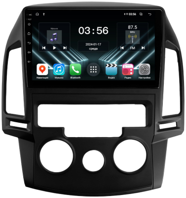 Штатная магнитола для Hyundai i30 2007-2012 кондей на Android 13 - FarCar (D/DX024M кондей)