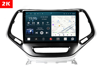 Автомагнитола штатная с 2K экраном RedPower 71515 Slim на Android 10 для Jeep Grand Cherokee 4-поколение, рестайлинг WK2 (01.2013-05.2018)