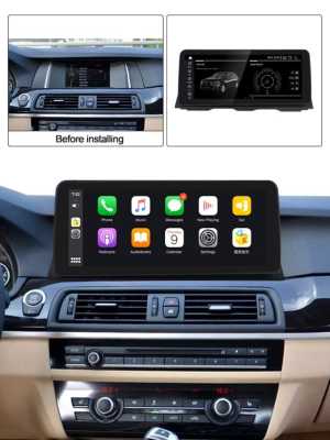 Штатная автомагнитола BMW 5 F10 / F11  2010-2013 CIC Carmedia XN-B1008H Android 10