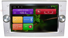 Штатное головное устройство RedPower 31019DG IPS DSP на Android 7.1+ для Opel Astra H, Corsa, Zafira, Antara (Темно-серый)