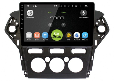 Штатная магнитола CarDroid RD-1713FM дляFord Mondeo 4, 2010-2015 (Android 10)