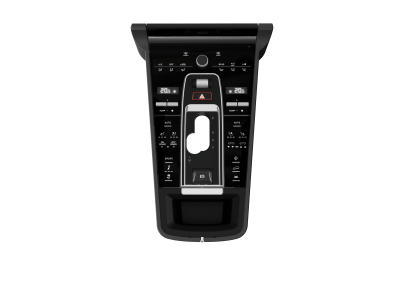 Центральная консоль для Porsche Cayenne 2010-2017 сенсорная черная. Только бензиновые машины  - Carmedia ZF-5023-BL