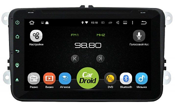 Штатная магнитола Roximo CarDroid RD-3711D для Volkswagen, Skoda 8 дюймов (Android 9.0) DSP Штатная магнитола Roximo CarDroid RD-3711D для Volkswagen, Skoda 8 дюймов (Android 9.0) DSP