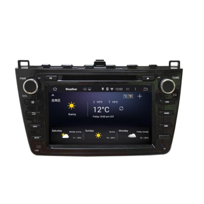 Штатная автомагнитола MAZDA 6 2007-2012 (черный) Carmedia KD-8001-P5-b Android 9.0 DSP