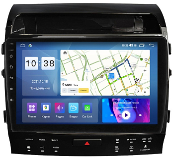 Магнитола для Toyota Land Cruiser 200 2008-2015 (вместо штатного экрана) на Android 11, 4G, Carplay - Parafar PF381High-UHD