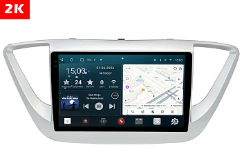 Автомагнитола штатная с 2K экраном Redpower 75167 на Android 10 для Hyundai Solaris 2-поколение HCR (02.2017-08.2020)