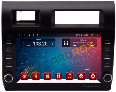 Штатная магнитола Toyota Land Cruiser J70 2007+ (ЧЕРНАЯ) на Android 10 CARDROX FD-4550