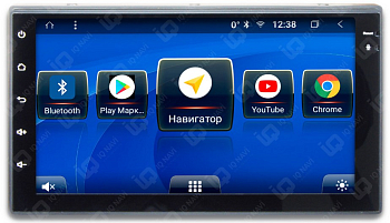 Автомагнитола на Android 8.1.0 IQ NAVI T58-2101PS 2DIN универсальная (тонкий корпус)