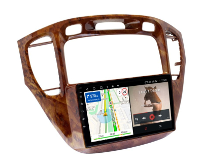 Штатная магнитола Toyota Kluger V, Highlander 2000-2007 под дерево (авто без монитора) на Android 11 - Cardrox CD-4371M