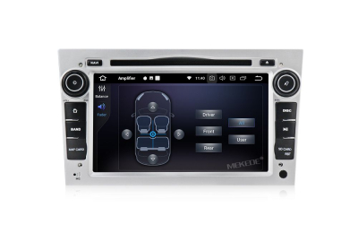 Штатное головное устройство Opel Astra H, Vectra С, Corsa D, Antara, Vivaro, Meriva, Zafira (черный лак) на Android 9.0 Carmedia MKD-7408-P6-s