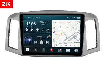 Автомагнитола штатная с 2K экраном RedPower 71415 Slim на Android 10 для Jeep Grand Cherokee 3-поколение WH (08.2004-07.2007)