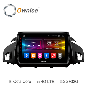 Штатная магнитола Ownice C500+ S9203P для Ford Kuga 2012+ (Android 6.0)