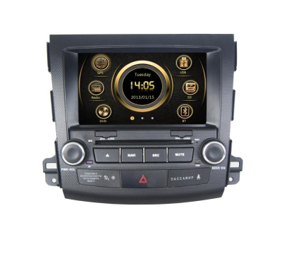 Штатное головное устройство Mitsubishi Outlander XL 2006-2012, Peugeot 4007 2007-2012, Citroen C-Crosser 2007-2012 на Android 8.1 CARMEDIA KR-8007-T8