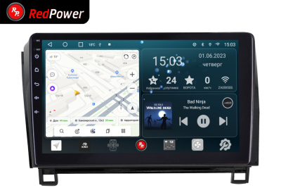 Автомагнитола штатная с 2K экраном RedPower 71188 Slim на Android 10 для Toyota Sequoia, Tundra (2007-2013)