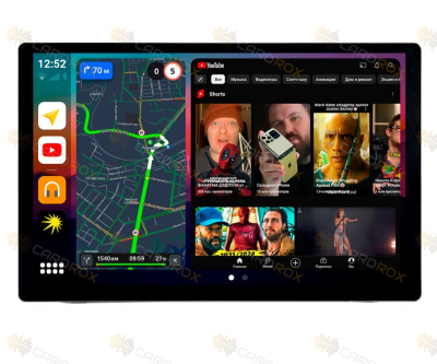 Штатная магнитола Volkswagen Polo 2010-2019 черный на Android 10, DSP, 4G, IPS, Carplay - Cardrox CD-4212-13 (11-13 дюймов)