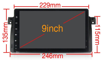 Штатная автомагнитола BMW 3 серия 1998-2006 (E46), M3 Carmedia XN-9506-P5 Android 10 DSP