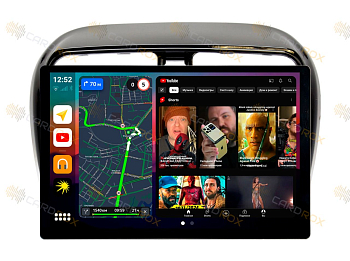 Штатная магнитола Mitsubishi Mirage 2012-2020 на Android 10, DSP, 4G, IPS, Carplay - Cardrox CD-4630-13 (11-13 дюймов)