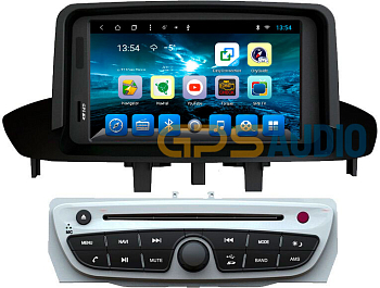 Головное устройство для Renault Megane III 2009+, Fluence 2010+, черный или белый на Android 8.1 CARMEDIA KR-7084-T8