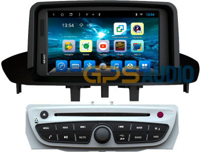 Головное устройство для Renault Megane III 2009+, Fluence 2010+, черный или белый на Android 8.1 CARMEDIA KR-7084-T8