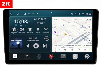 Автомагнитола штатная с 2K экраном RedPower 71307 Slim на Android 10 для Citroen C2 2003-2009; C3 2001-2010; Berlingo 2008+; Jumpy 2007-2016 / FIAT Scudo