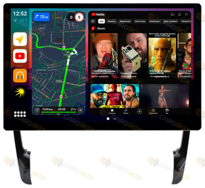 Штатная магнитола Porsche Cayenne 2002 - 2010 (на авто без усилителя) (для авто без усилителя) на Android 10, DSP, 4G, IPS, Carplay - Cardrox CD-4380-13 (11-13 дюймов)