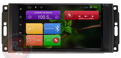 Штатное головное устройство RedPower 31216 IPS DSP на Android 7.1+ для Jeep, Chrysler, Dodge (2007+)