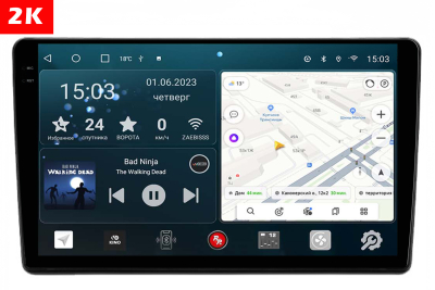 Автомагнитола штатная с 2K экраном RedPower 71307 Slim на Android 10 для Citroen C2 2003-2009; C3 2001-2010; Berlingo 2008+; Jumpy 2007-2016 / FIAT Scudo