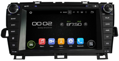 Штатное головное устройство Toyota Prius 2009-2015 левый руль на Android 9.0 Carmedia KD-8602-P6