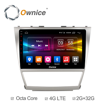 Штатная магнитола Ownice C500+ S1606P для Toyota Camry v40 (Android 6.0)