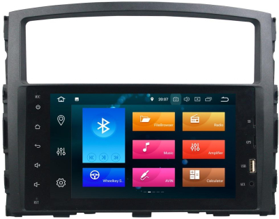 Штатная автомагнитола Android 10 Carmedia KD-8238-P30 для Mitsubishi Pajero IV 2006-2015 (V97/V93)