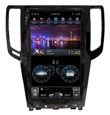 Магнитола Tesla для Infiniti G series 2007-2013 на Android 9.0 Carmedia ZF-1820-DSP