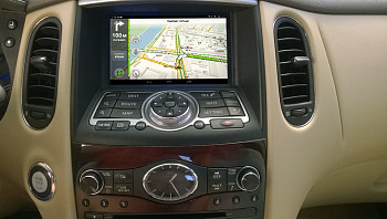 Навигационный блок для Infiniti QX50 2013-2018 (комплектации с сенсорным экраном) на Android 10 - Radiola RDL-Inf-QX