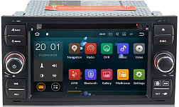 Штатное головное устройство Ford Focus 2, Transit, C-Max, Fusion (230х120мм) черная на Android 10 Carmedia MKD-F745B-P30