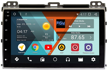 Штатная автомагнитола Wide Media WM-VS9A107NB-1/16 для Toyota Land Cruiser Prado, Lexus GX 2002-2009 на Android 7.1 Штатная автомагнитола Wide Media WM-VS9A107NB-1/16 для Toyota Land Cruiser Prado, Lexus GX 2002-2009 на Android 7.1