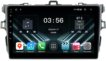 Штатная магнитола для Toyota Corolla 2007-2012 на Android 13 - FarCar (D/DX063M)