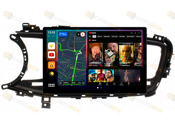 Штатная магнитола Kia Optima 2014-2015 TF рестайлинг, K5 (для авто без усилителя Infinity) на Android 10, DSP, 4G, IPS, Carplay - Cardrox CD-4661-13 (11-13 дюймов)