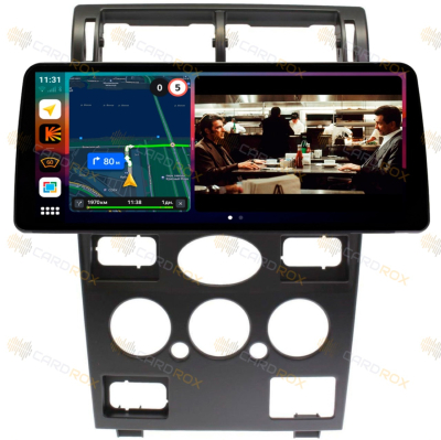 Штатная магнитола Ford Mondeo 2000-2003 (седан), под дерево на Android 10, DSP, 4G, IPS, Carplay - Cardrox CD-4676-12 (12 дюймов)