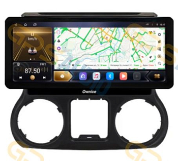 Штатная магнитола 12-14,6" для Jeep Wrangler 2016+ (стиль LUX ONE) - Carmedia OL-1258-2