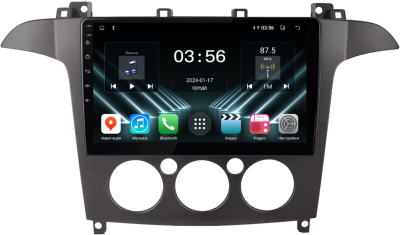 Штатная магнитола для Ford S-Max 2006-2015 кондиционер на Android 13 - FarCar (D/DX3028M кондей)