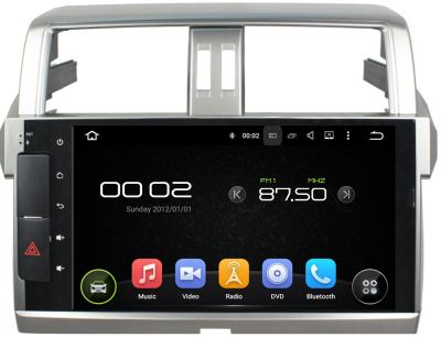 Штатное головное устройство Android 7.1 Newsmy KD-1040-P3-7 для TOYOTA Land Cruiser Prado 150 2013-2016
