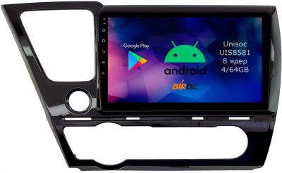 Штатная магнитола для Honda Civic 9 4D, 2013-2017 на Android 14 - Airoc RMN-1931