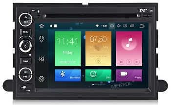 Штатная автомагнитола Ford 188х118мм Explorer, Expedition, Mustang, F150, F250, F350, F450 Carmedia XN-7014-P6 Android 10 DSP