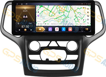 Штатная магнитола 12-14,6" для Jeep Grand Cherokee 2013+ черная для экрана 8,4 дюйма (стиль LUX ONE) - Carmedia EW-1076-2